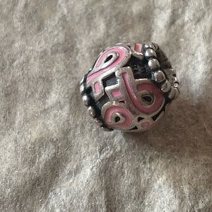 Pandora Breast Cancer Charm 